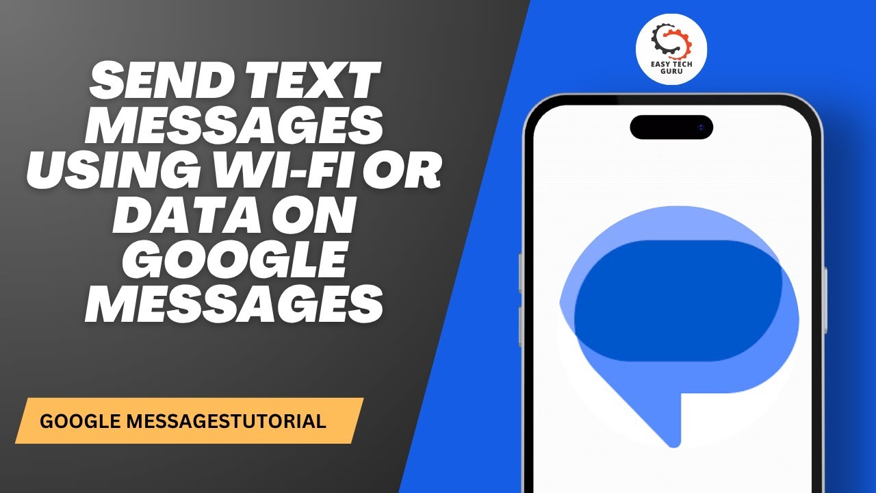 How to Send Text Messages Using Wi Fi or Data on Google Messages - YouTube