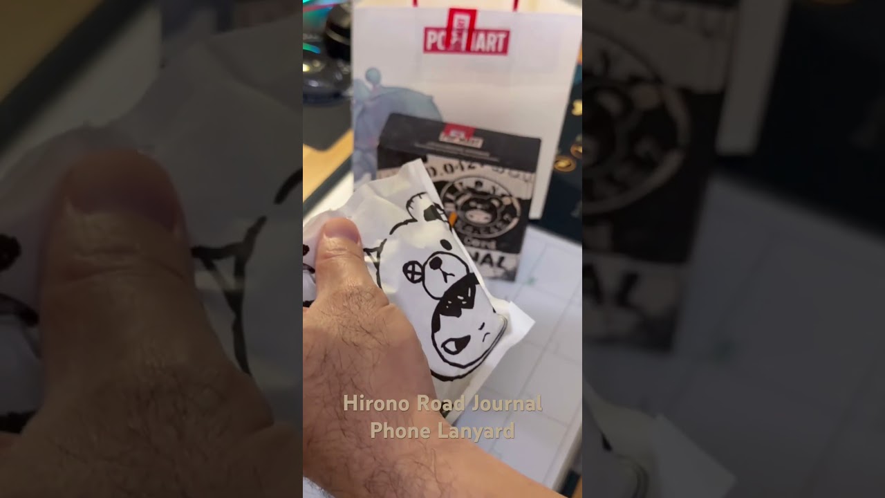 Распаковка ремешка для телефона Hirono Road Journal #malaysia #hirono