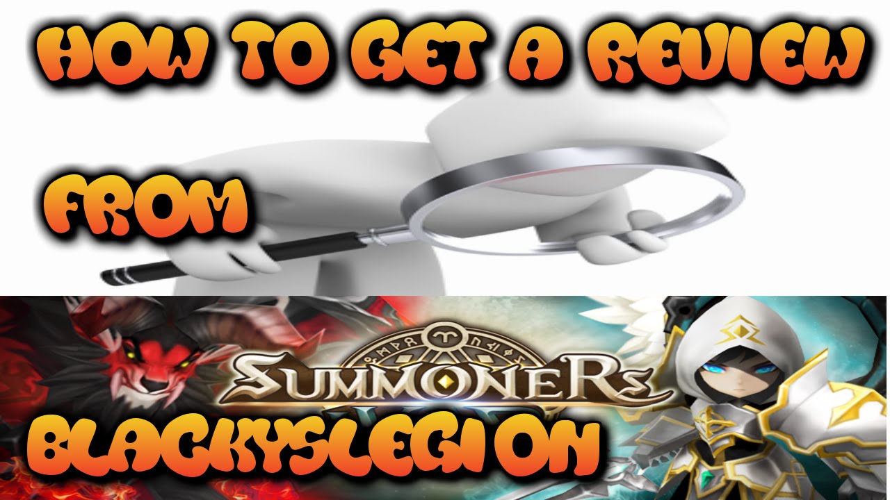 How to get a review from Blackyslegion