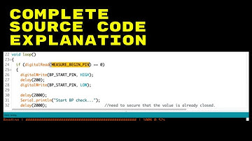 ARDUINO BLOOD PRESSURE SENSOR SOURCE CODE LINE BY LINE EXPLANATION - Step by step tutorial (4/6)