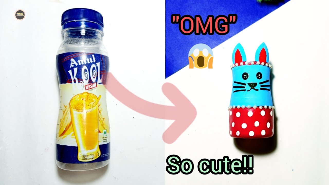 How to Make Pen Stand From Plastic Bottle//Pen Holder Craft//Best Out