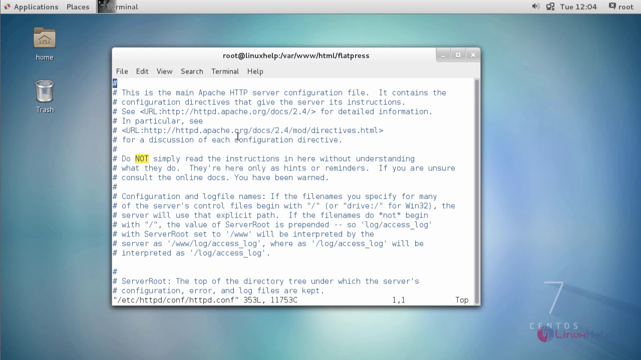 How to install FlatPress CMS on CentOS 7 - YouTube