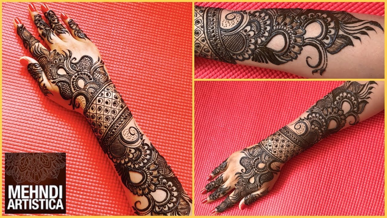 New Designer Mehndi Design For Bride | Haathphool Mehendi Designs ...