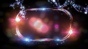 MP4 1080p 60FPS Special Fan Request   Round Rectangle Bokeh Frame Flare Shine Animation