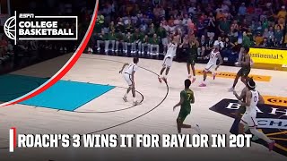 Baylor beats St. John’s on BUZZER-BEATING 3 in 2OT 😱 | ESPN College Basketball