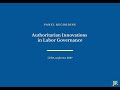Panel presentations at #LERA2024 #podcast #industrialrelations #JIR 66 4