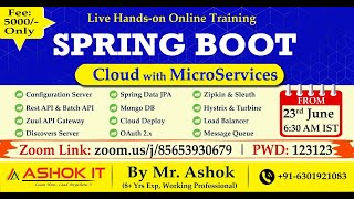 Spring Boot &amp; Microservices | Session-02 | Ashok IT