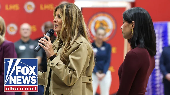WATCH: First lady Melania Trump, second lady Usha Vance make remarks to troops at Camp Lejeune