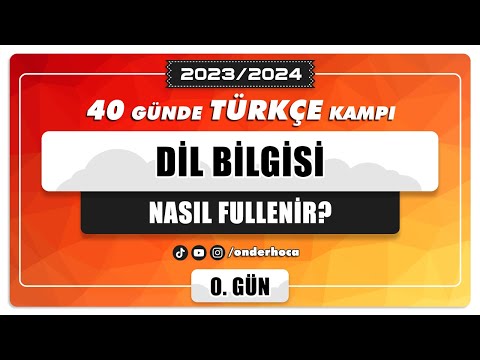 DİL BİLGİSİ NASIL FULLENİR? / Önder Hoca