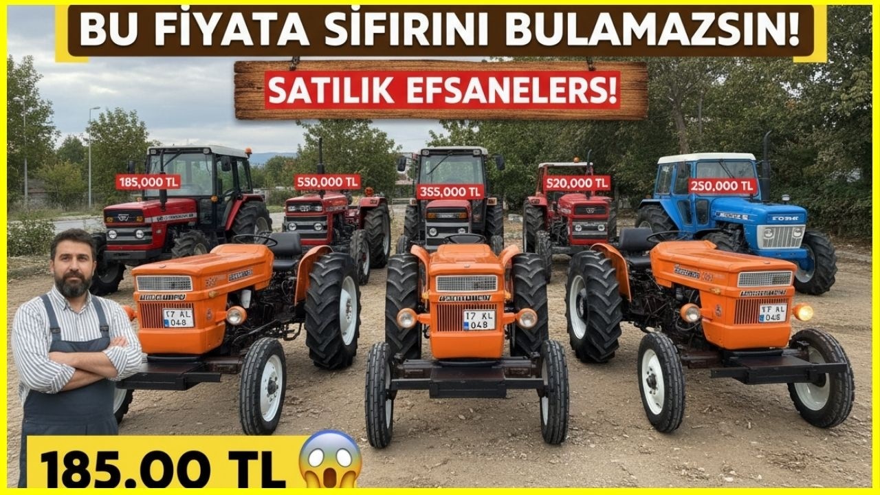 2025’TE BU FİYATA TRAKTÖR BULAN ŞAŞIRDI! | En Ucuz 2. El Traktörler Listesi 💸 (FORD, FIAT, MASSEY)