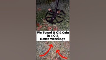 WE FOUND OLD COINS AT A ABANDONED HOUSE WRECKAGE!!! #metaldetecting #metaldetector #coin