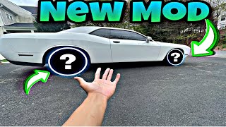 MY CRAZY NEW MOD ON MY DODGE CHALLENGER🤯😍 *NEW LOOK*