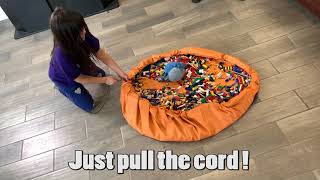 Play Mat Bag for LEGOs & Toys