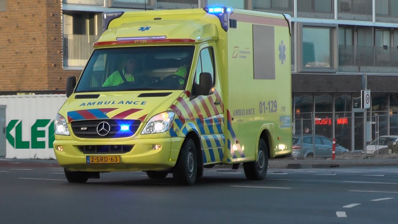 A1, C Miesen Ambulance 01 129 Groningen naar onbekende melding
