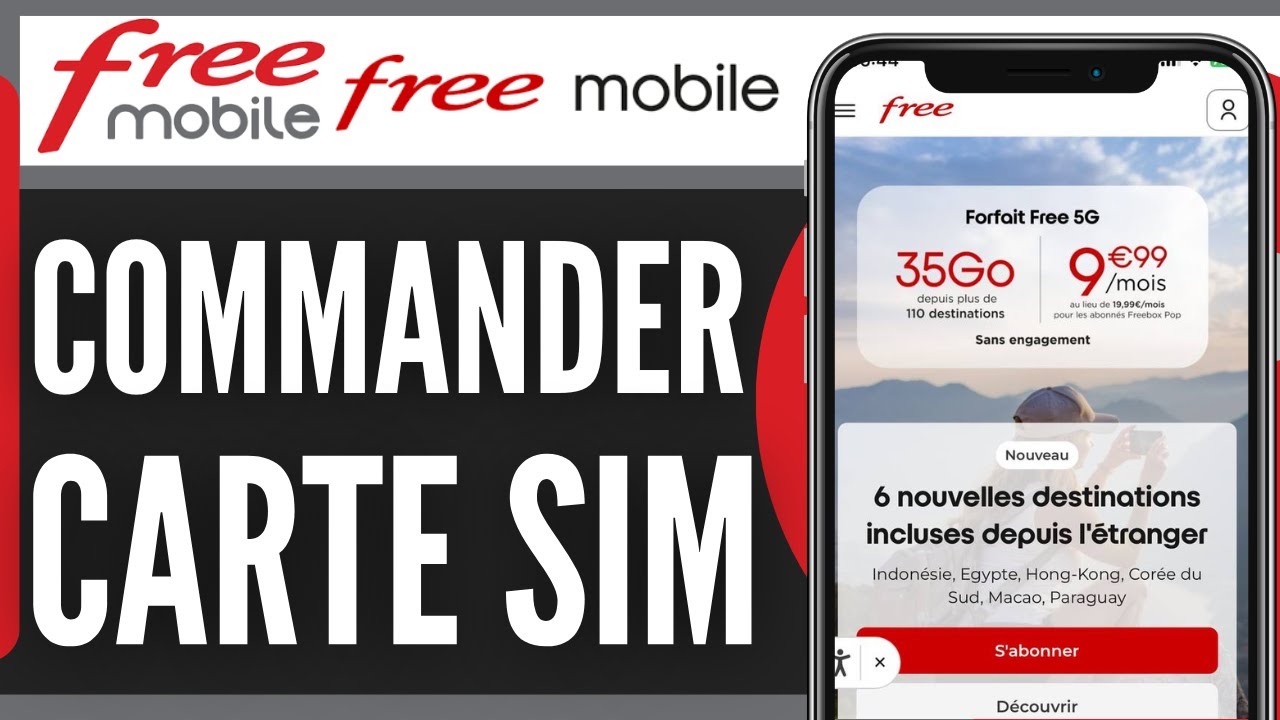 Comment Commander Une Carte Sim Free ( Nouvelle Méthode 2025 ) - YouTube
