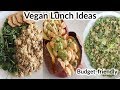 3 MUST TRY Vegan Lunch Recipes [Easy & Budget-Friendly]
