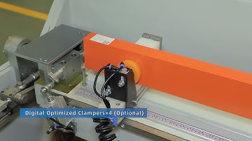 DMCC3H 3+1 axis cnc machining center for aluminium window profile