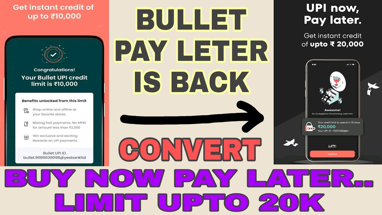 Bullet pay later is back ! How to activate Jupiter Edge pay later ! Buy