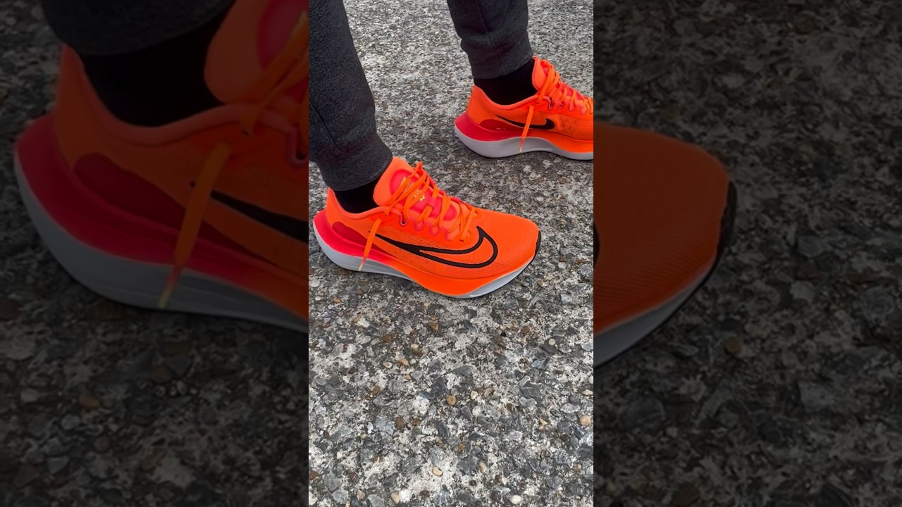 NIKE ZOOM FLY 5 ON FOOT TOTAL ORANGE