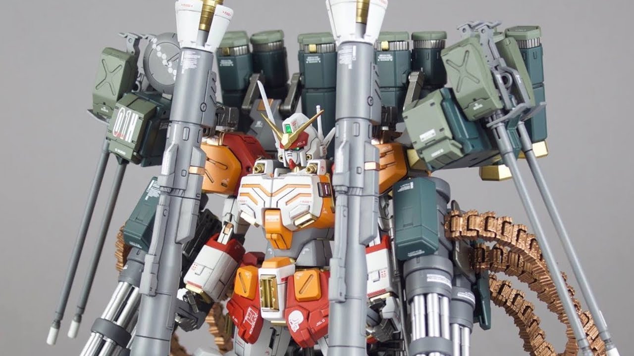 Mg 1 100 Heavyarms Custom Super Nova Custom Build ガンダムヘビーアームズ Youtube