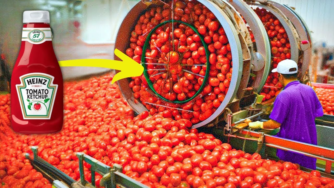 Como o KETCHUP é feito – Processo Industrial