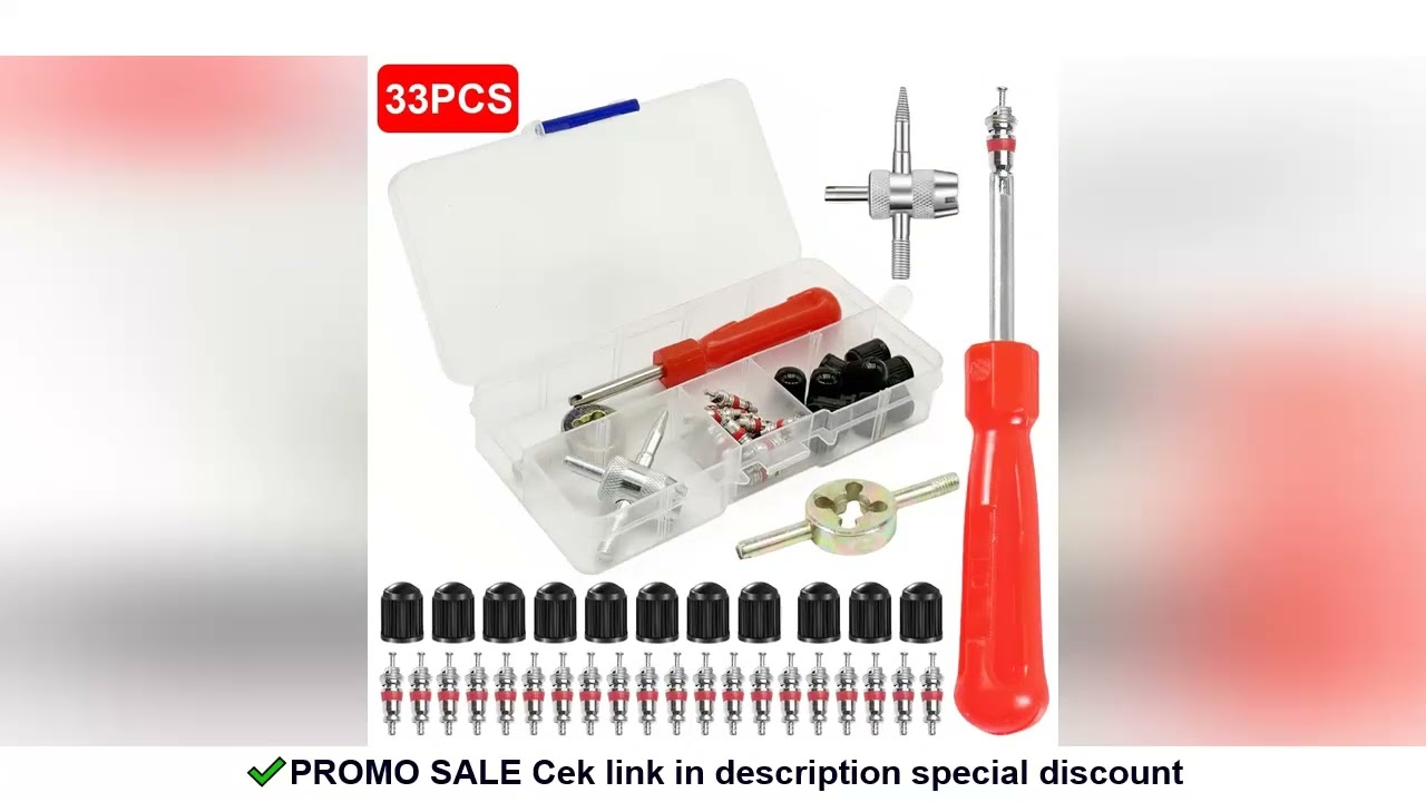 Car Bicycle Slotted Handle Tire Valve Stem Core Remover Screwdriver Tire Repair Install Tool Kit Aut