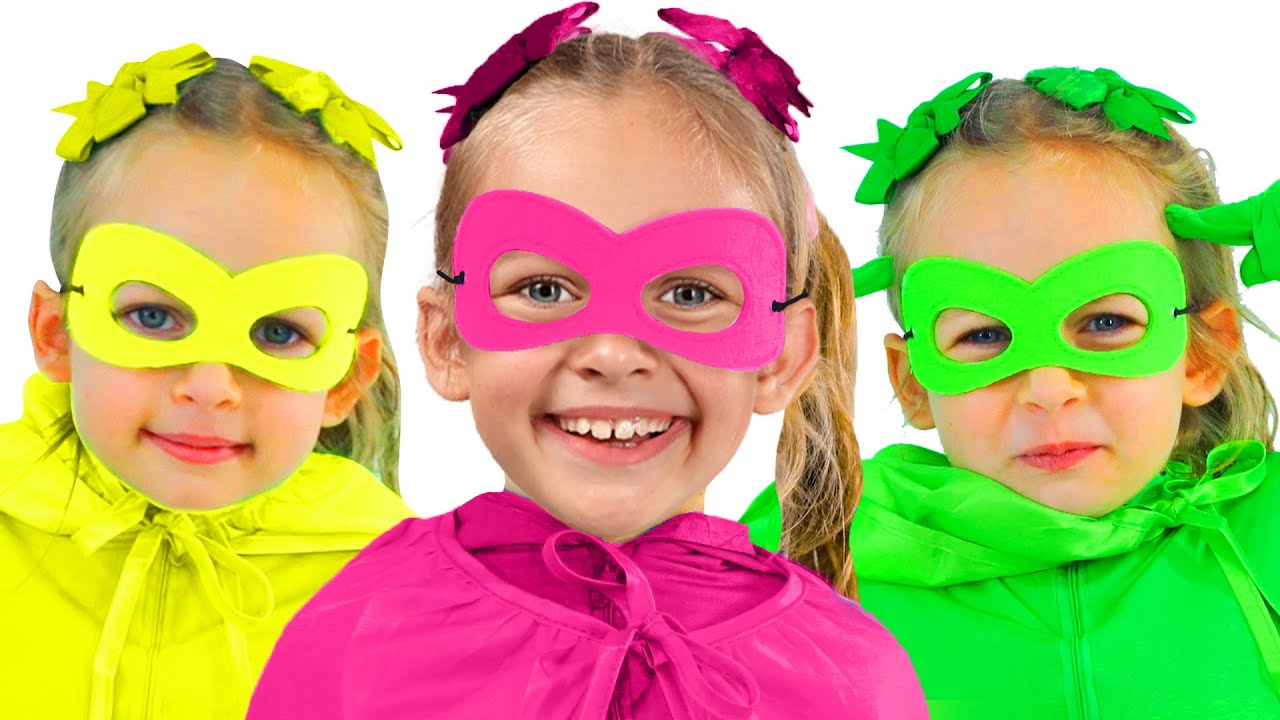 Maya plays a superhero | Kids story by ToyTik Show