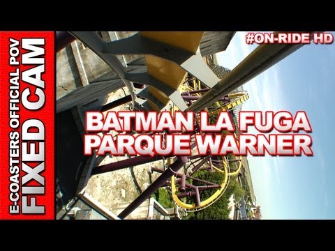 Batman la Fuga - Parque Warner Madrid | On-Ride (ECam HD)