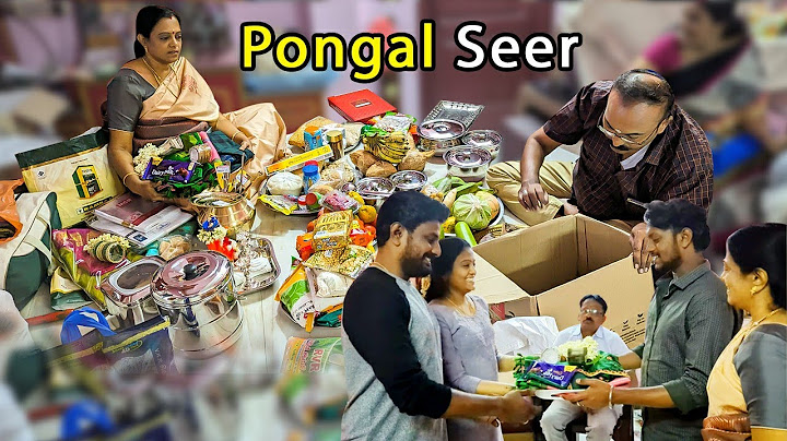 💕மகளுக்கும் மாப்பிள்ளைக்கும் பொங்கல் சீர் கொடுக்க போறோம் | Pongal Seer for Brinda | Pongal Seer