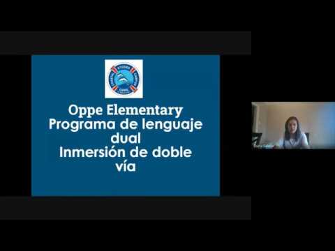 Oppe Elementary School Dual Language Meeting Spanish