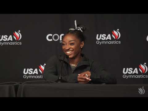 Simone Biles Speaks at U.S. Gymnastics Championships Press Conference