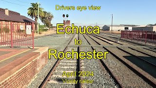 Drivers eye view, Echuca to Rochester, Apr 2024