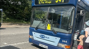 *X344 YGU*Preserved €2 Metrobus Dennis Dart SLF Plaxton Pointer 2