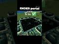 MINECRAFT ENDER PORTAL TUTORIAL #minecraft #gaming #viral #shortsfeed #shorts