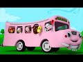 wheels on the bus go round and round | farmees | nursery rhymes | kids songs