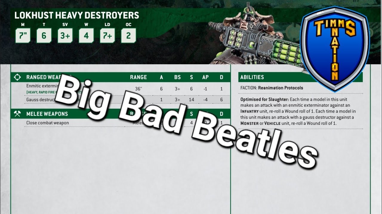 Lokhust Heavy Destroyers!!! Need I say more...