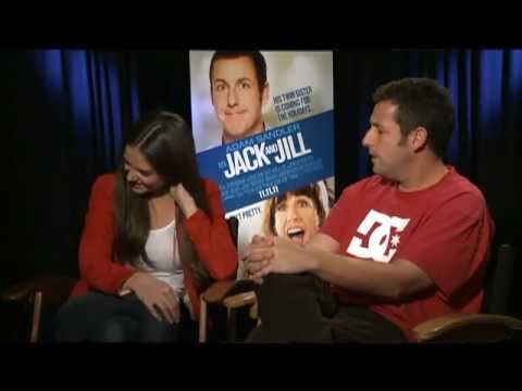 Adam Sandler and Katie Holmes Interview for JACK AND JILL - YouTube