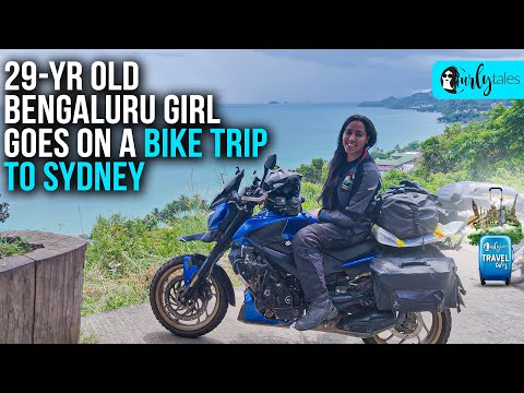 Travel Tales Ep 13 - Bengaluru Girl Went On A Solo Bike Ride To Australia | Curly Tales