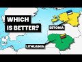 Estonia or Lithuania, Which is Better?