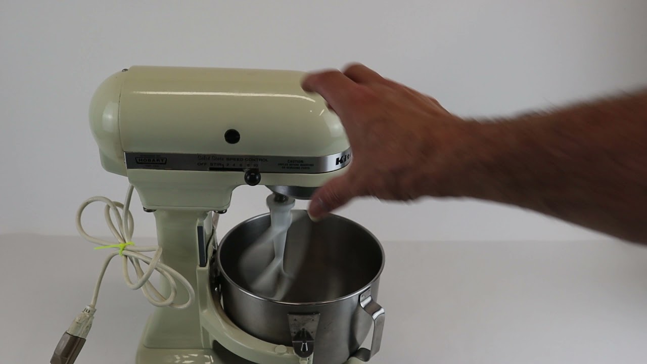 Hobart KitchenAid Solid State 10 Speed Standing Mixer YouTube