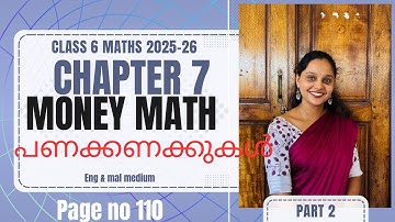 Class 6  maths  chapter 7/MONEY MATH/page no 110/ PART 2