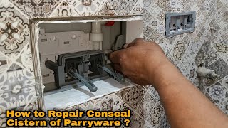 How To Repair Conseal Cistern Of Parryware?