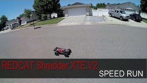 REDCAT Shredder XTE V2 Speed Run