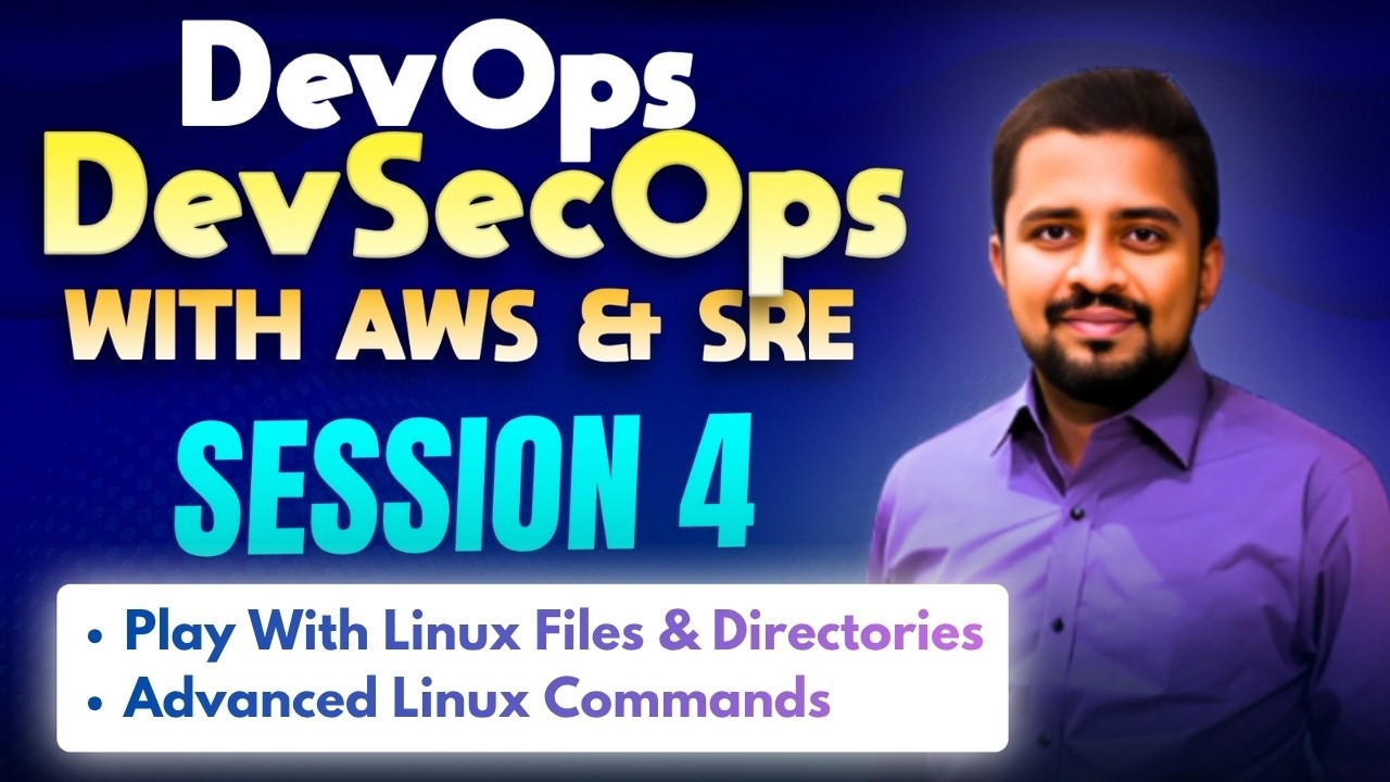 DevOps & DevSecOps with AWS SRE Session 4: Advanced Linux Commands ...