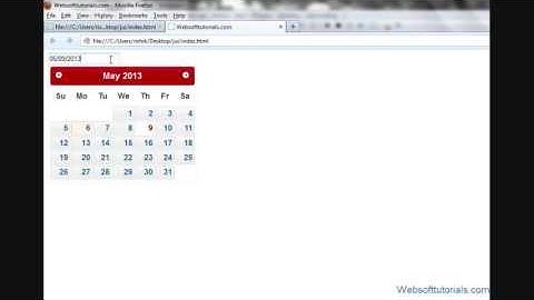 jquery tutorials in hindi / urdu - 55 - jquery-ui datepicker