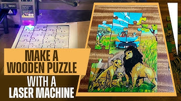 🔥 Discover the Art of Crafting: How to Make a Laser Cut Jigsaw Puzzle (Wood, Acrylic, Paper, etc) 🎨🧩