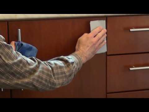How to repair door cabinets | How to Varnish Wood Cabinets | Furniture Refinishing |