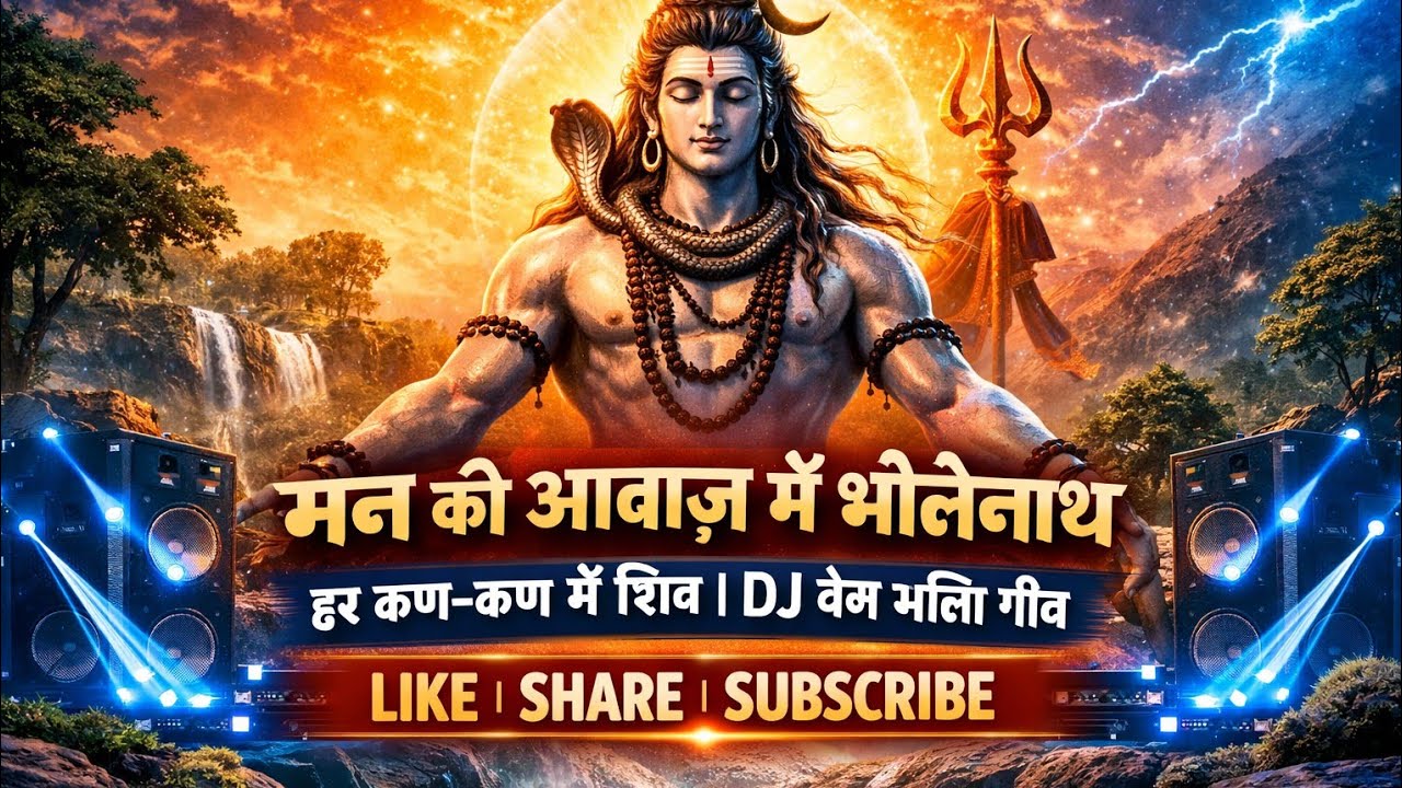 🔱 मन की आवाज़ बोले भोले 🔱यह गाना हर उस दिल के लिए है जहाँ शिव बसते हैं ❤️