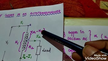 Saving of copper in an autotransformer