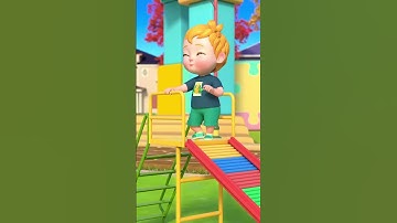 One Two Three | Learn Number | With Slide | Youtube Kids | NuNu Tv Nursery Rhymes  #kindergartensong